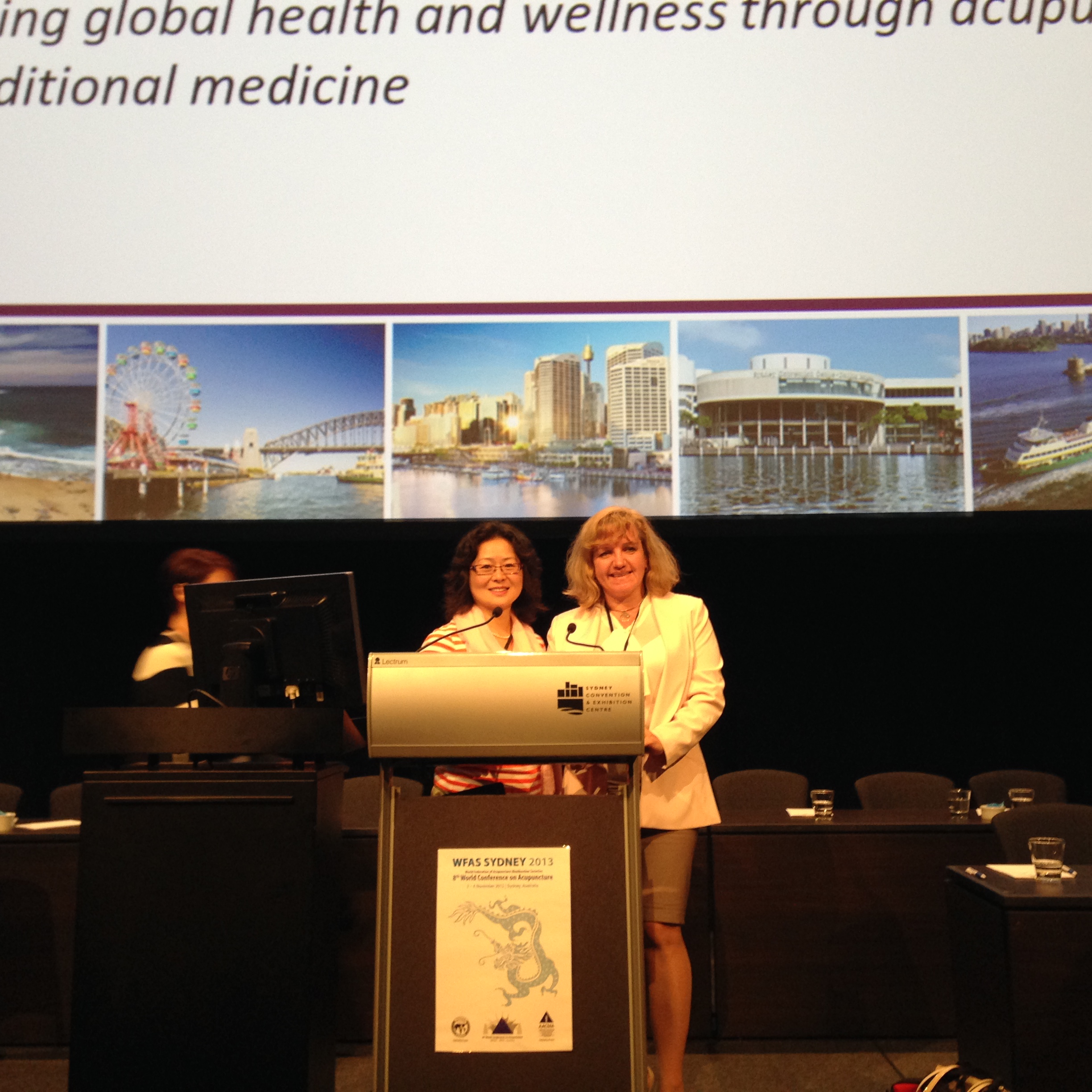 Attend World Federation of Acupuncture and Moxibustion Societies Convention in Sydney, Nov 2, 2013